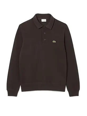 LACOSTE | Nom du produit: Poloshirt
Marque: LACOSTE
Couleur: braun
Catégories: Mode,Herren
Longueur des manches: Langarm
Matériel: Baumwolle
Forme du col: Polokragen
Motif: Unifarben
Coupe (vêtement d'extérieur): Regular
Style: Trend
Détails: Logo |